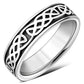 Celtic Knot Band Sterling Silver Ring