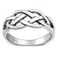 Plain Celtic Knot Silver Ring