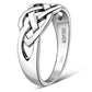 Plain Celtic Knot Silver Ring