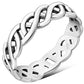 Plain Sterling Silver Celtic Band Ring