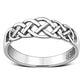 Plain Celtic Knot Silver Ring