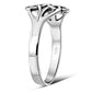 Plain Celtic Trinity Knots Silver Ring