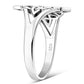 Celtic Knot Plain Solid Sterling Silver Ring