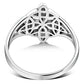 Celtic Knot Plain Solid Sterling Silver Ring