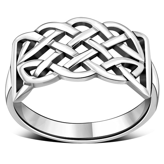 Plain Celtic Knot Silver Ring