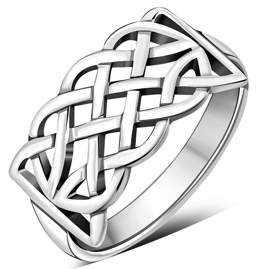 Plain Celtic Knot Silver Ring