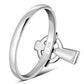 Celtic Cross Plain Sterling Silver Ring