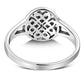 Plain Celtic Heart Knots Silver Ring