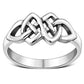 Plain Celtic Knot Sterling Silver Ring