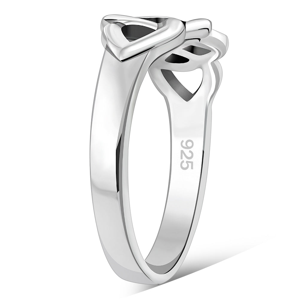 Plain Celtic Knot Sterling Silver Ring
