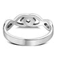 Plain Celtic Knot Silver Ring