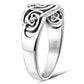 Musical Note Style Celtic Sterling Silver Ring