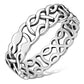 Plain Silver Celtic Band Ring