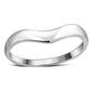 Simple Design Plain Sterling Silver Band Ring
