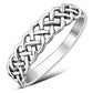Celtic knot Plain Sterling Silver Ring