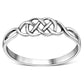 Delicate Celtic Knot Sterling Silver Ring