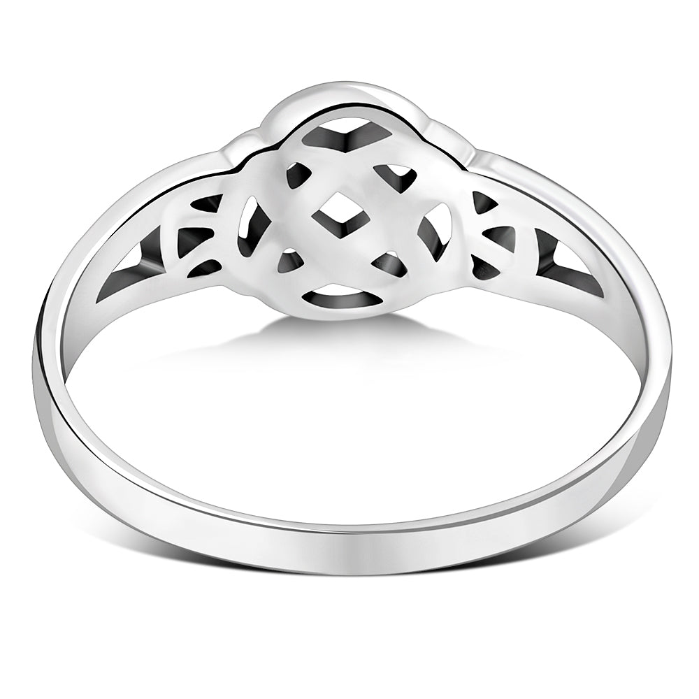 Plain Celtic Knot Silver Ring