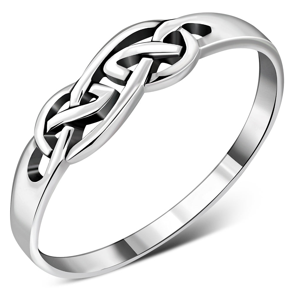 Irish Celtic Knot Sterling Silver Ring