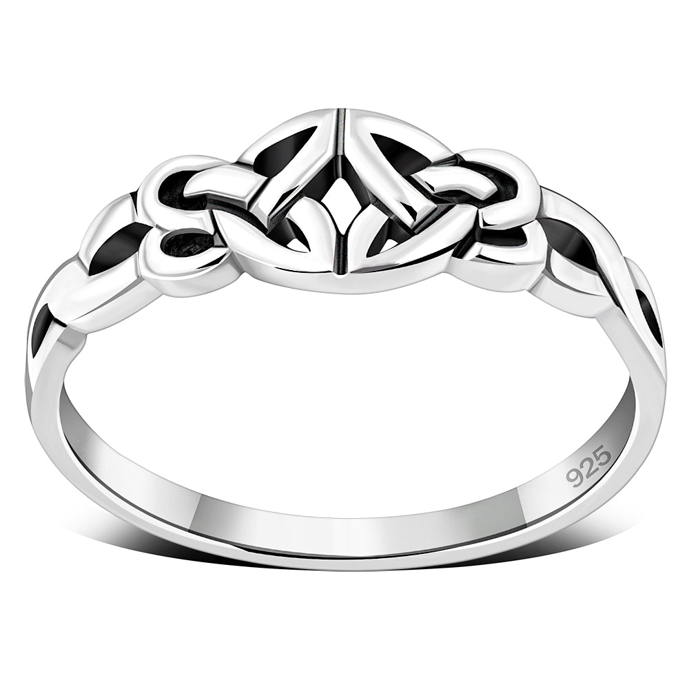 Celtic Trinity Knot Silver Ring