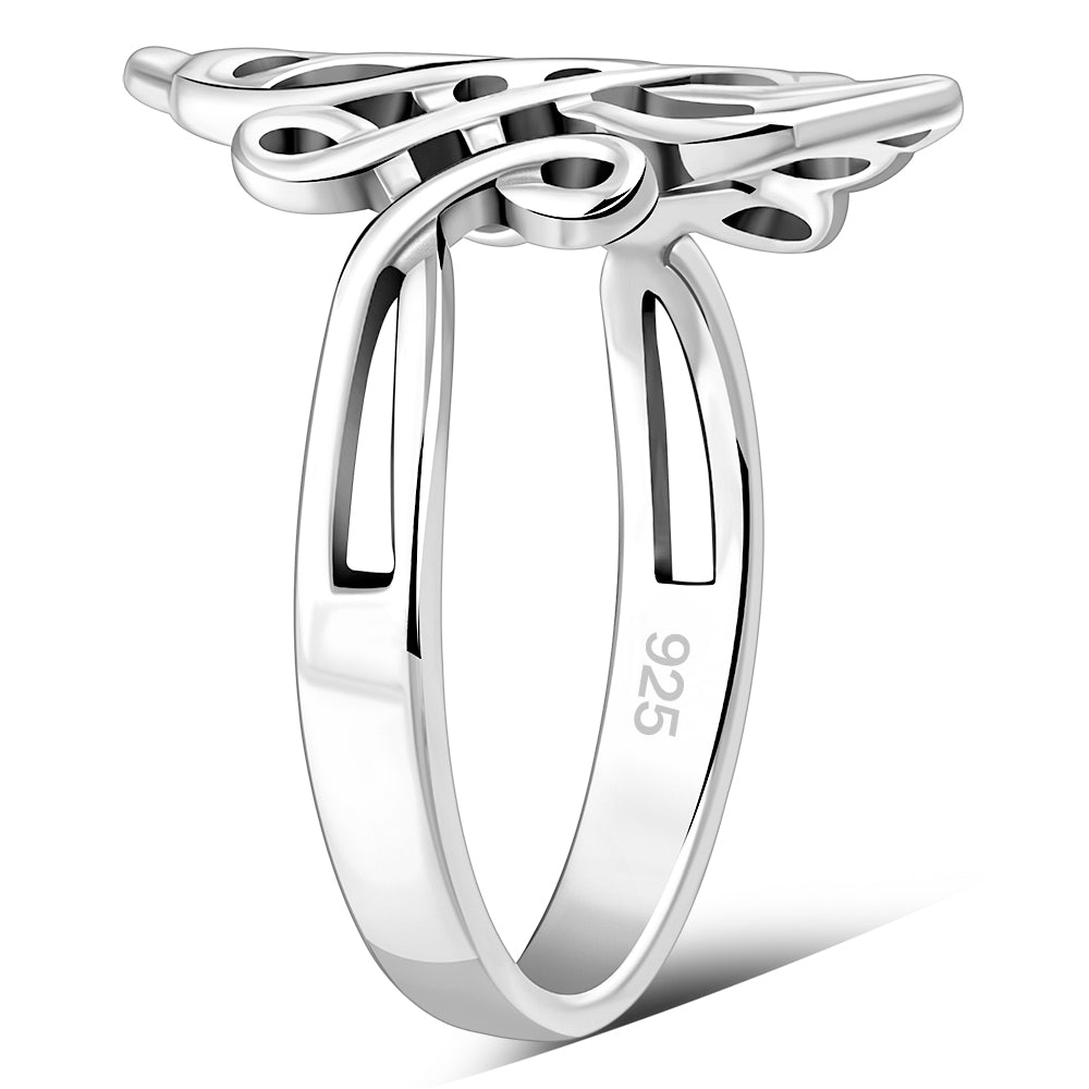 Plain Sterling Silver Celtic Ring