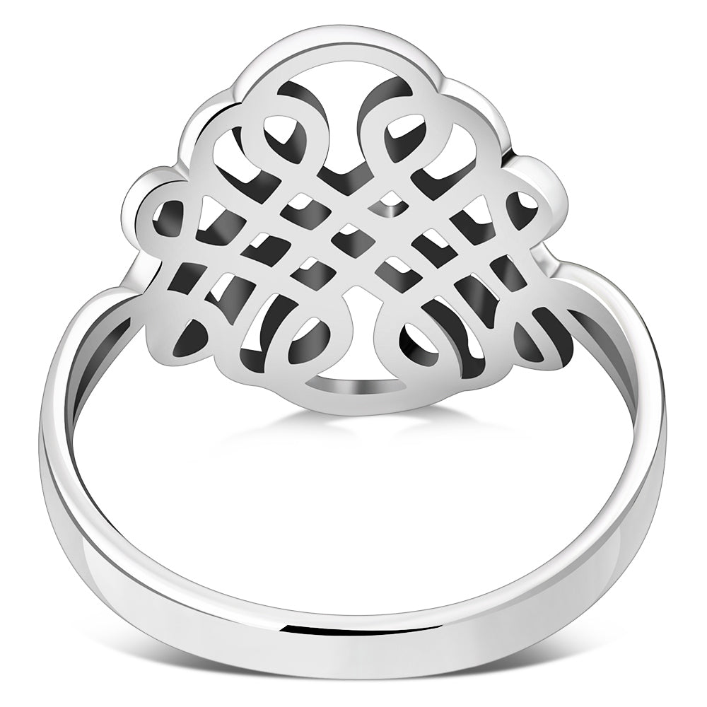 Plain Sterling Silver Celtic Ring