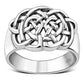 Plain 925 Sterling Silver Celtic Ring
