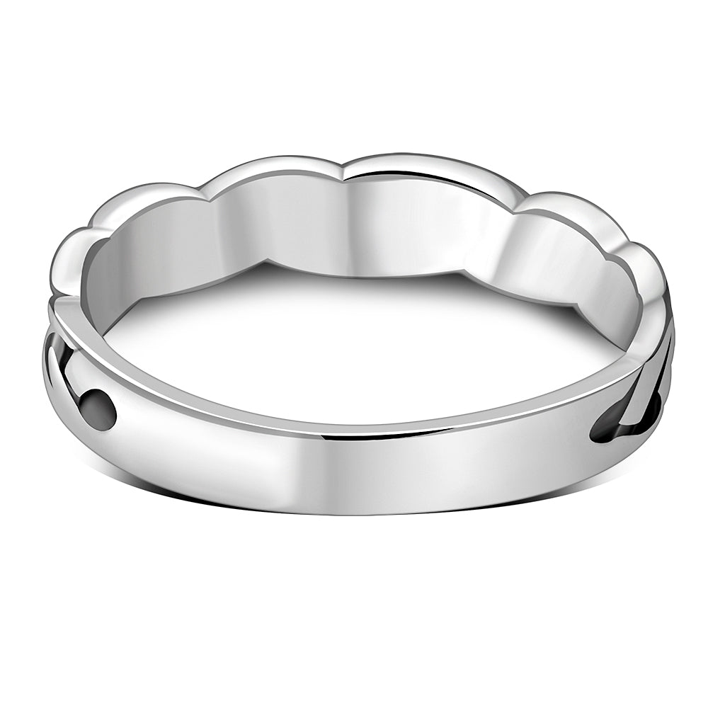 Plain Celtic Knot Sterling Silver Ring