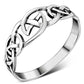Celtic Plain Sterling Silver Ring