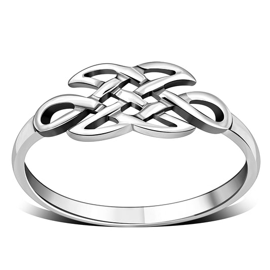 Light Celtic Knot Silver Ring