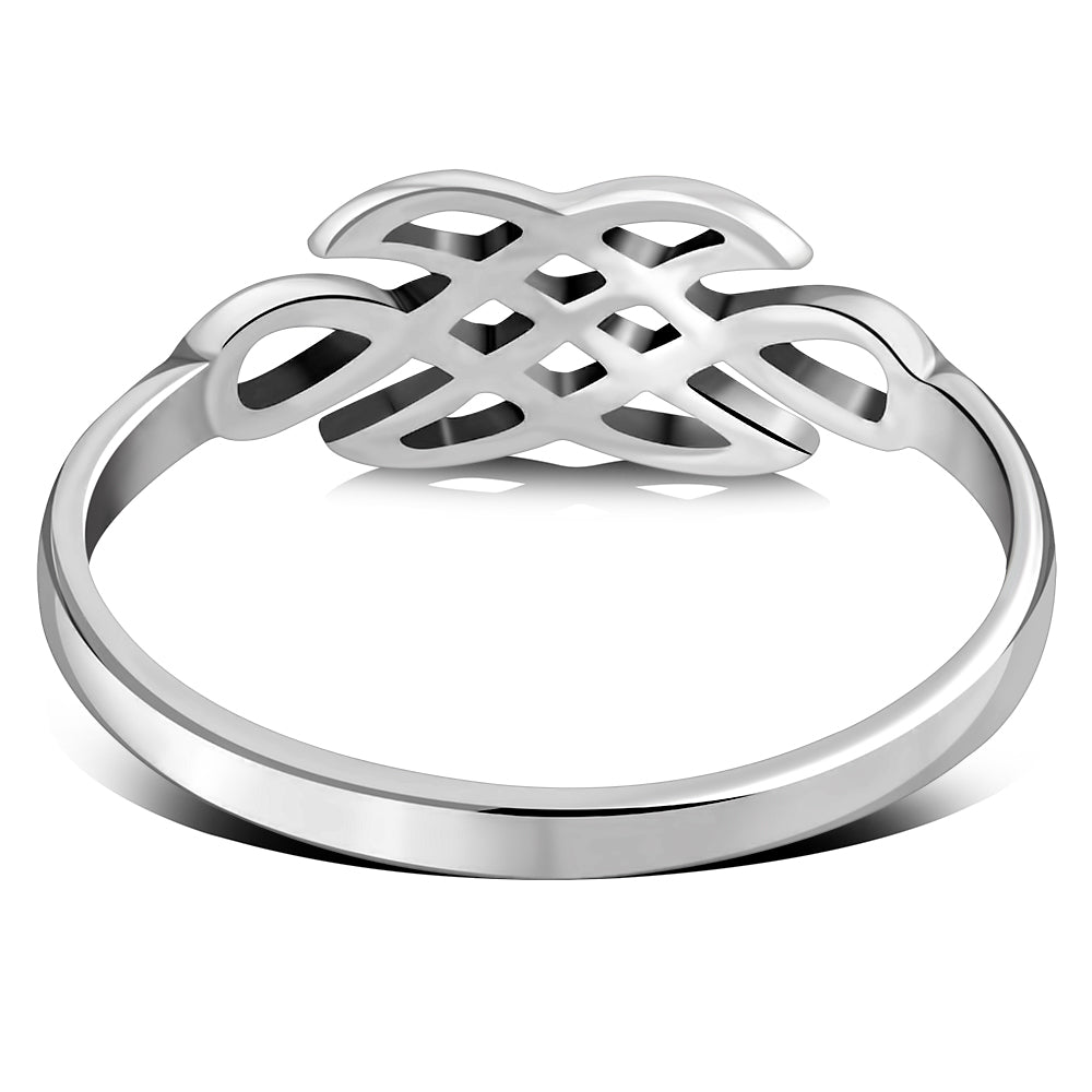 Light Celtic Knot Silver Ring