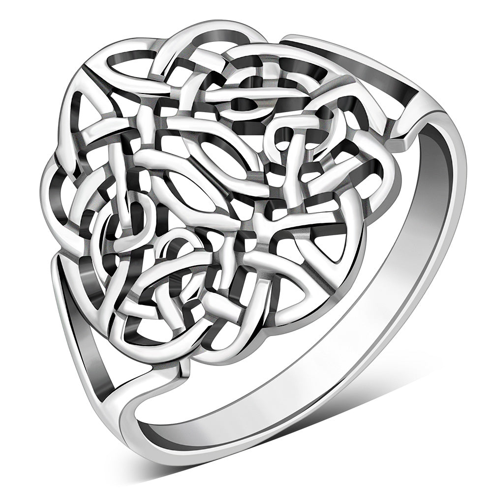 Plain Celtic Silver Ring