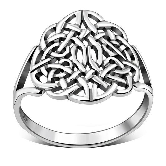 Plain Celtic Silver Ring