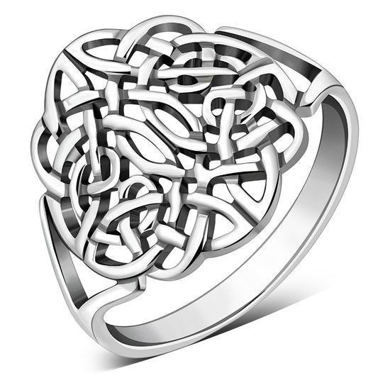 Plain Celtic Silver Ring