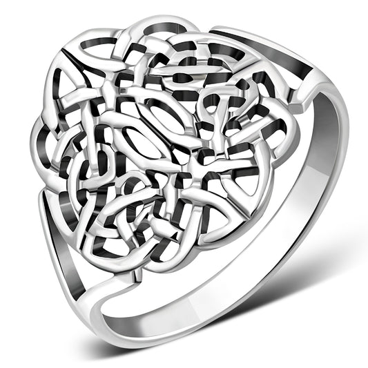 Plain Celtic Silver Ring