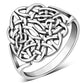 Plain Celtic Silver Ring