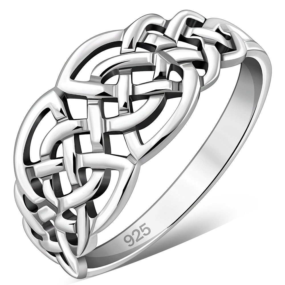 Plain Celtic Knot Silver Ring
