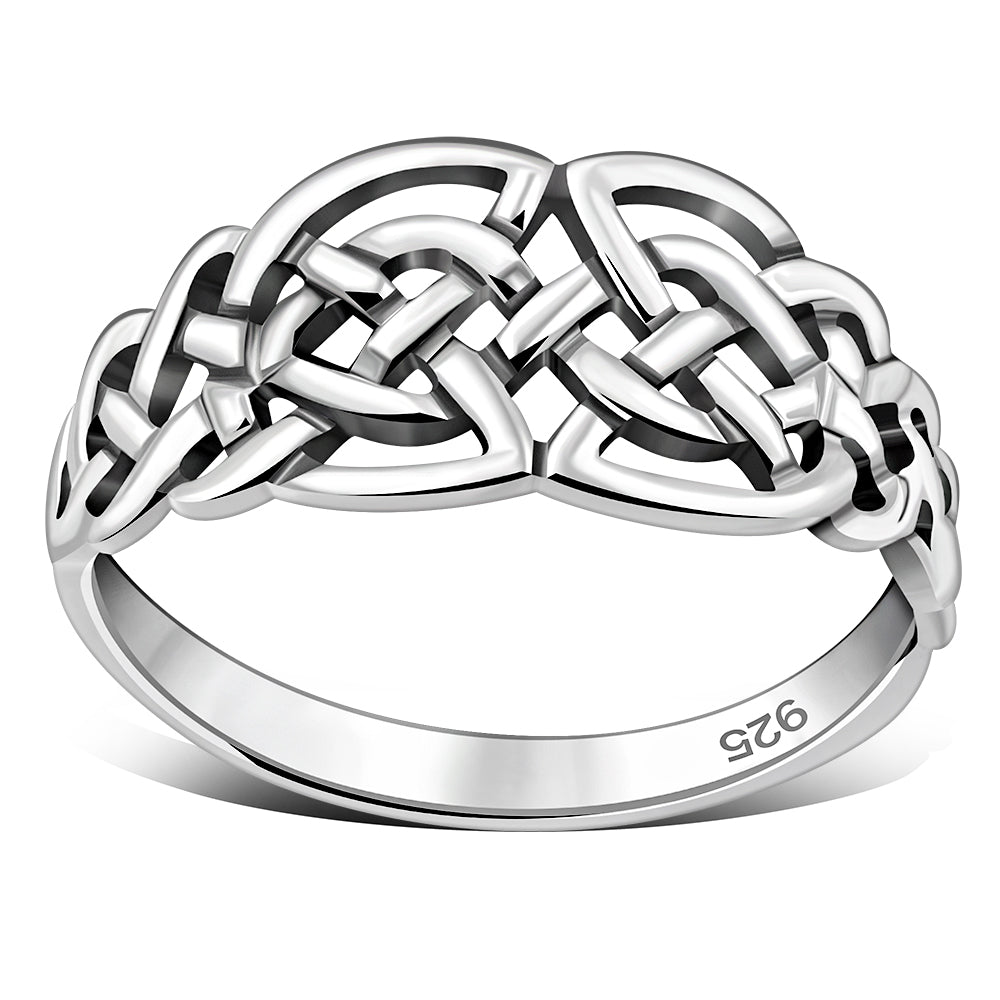 Plain Celtic Knot Silver Ring