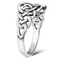 Plain Celtic Knot Silver Ring