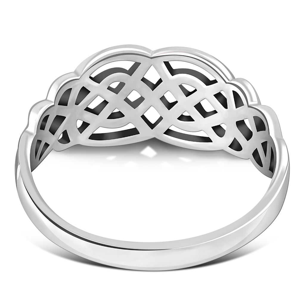 Plain Celtic Knot Silver Ring