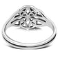 Plain Celtic Trinity Knot Silver Ring