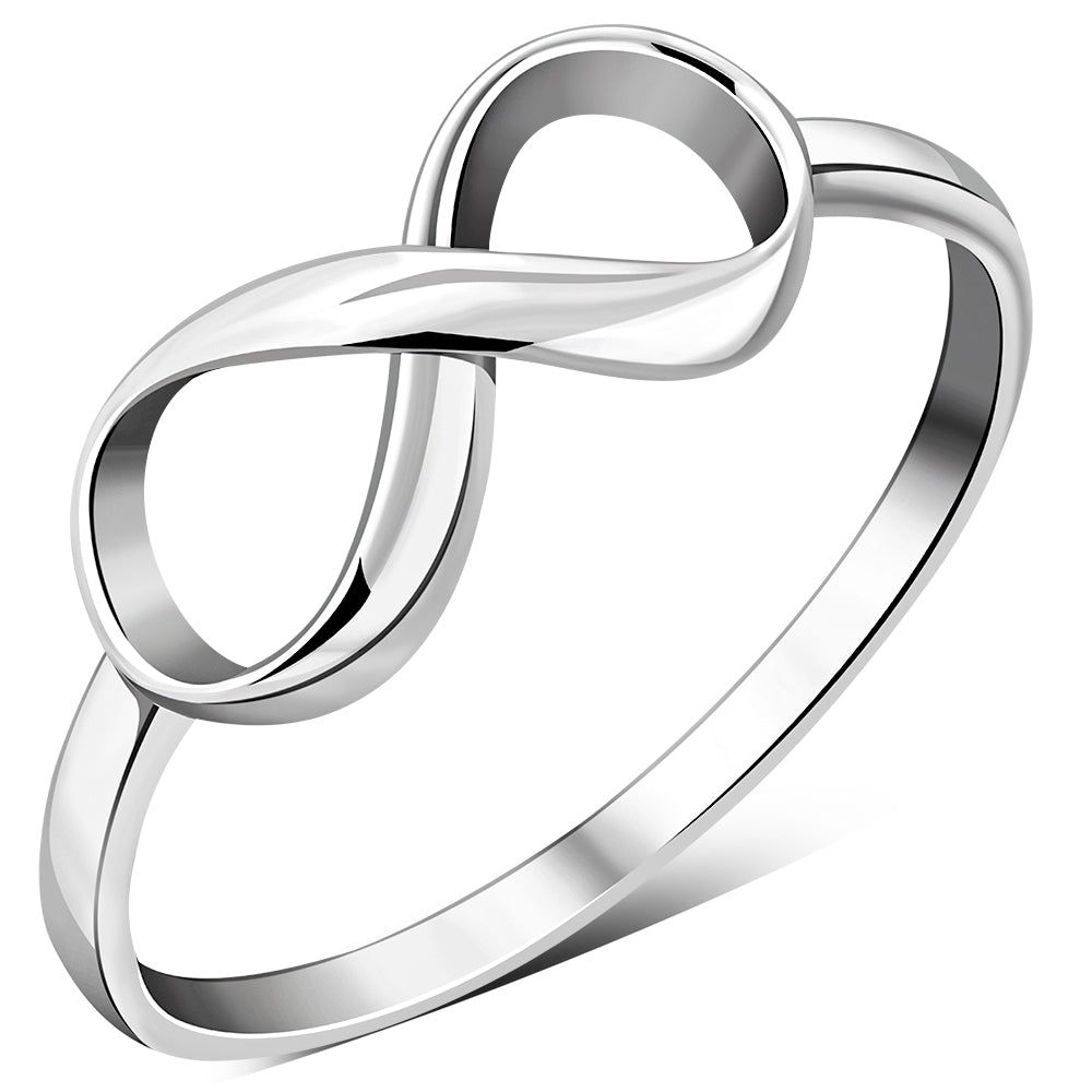 Infinity Knot Sterling Silver Ring