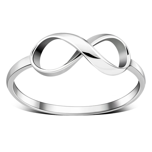 Infinity Knot Sterling Silver Ring