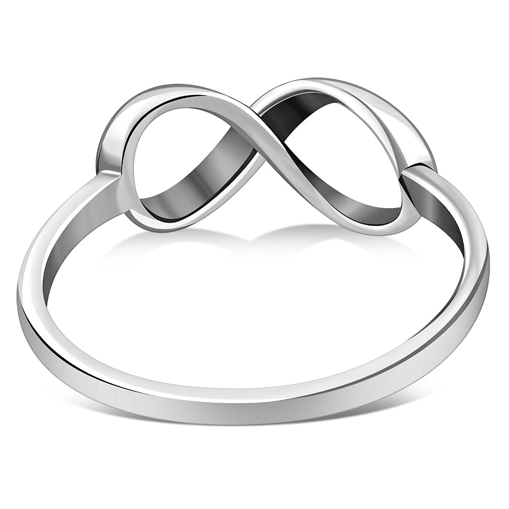 Infinity Knot Sterling Silver Ring