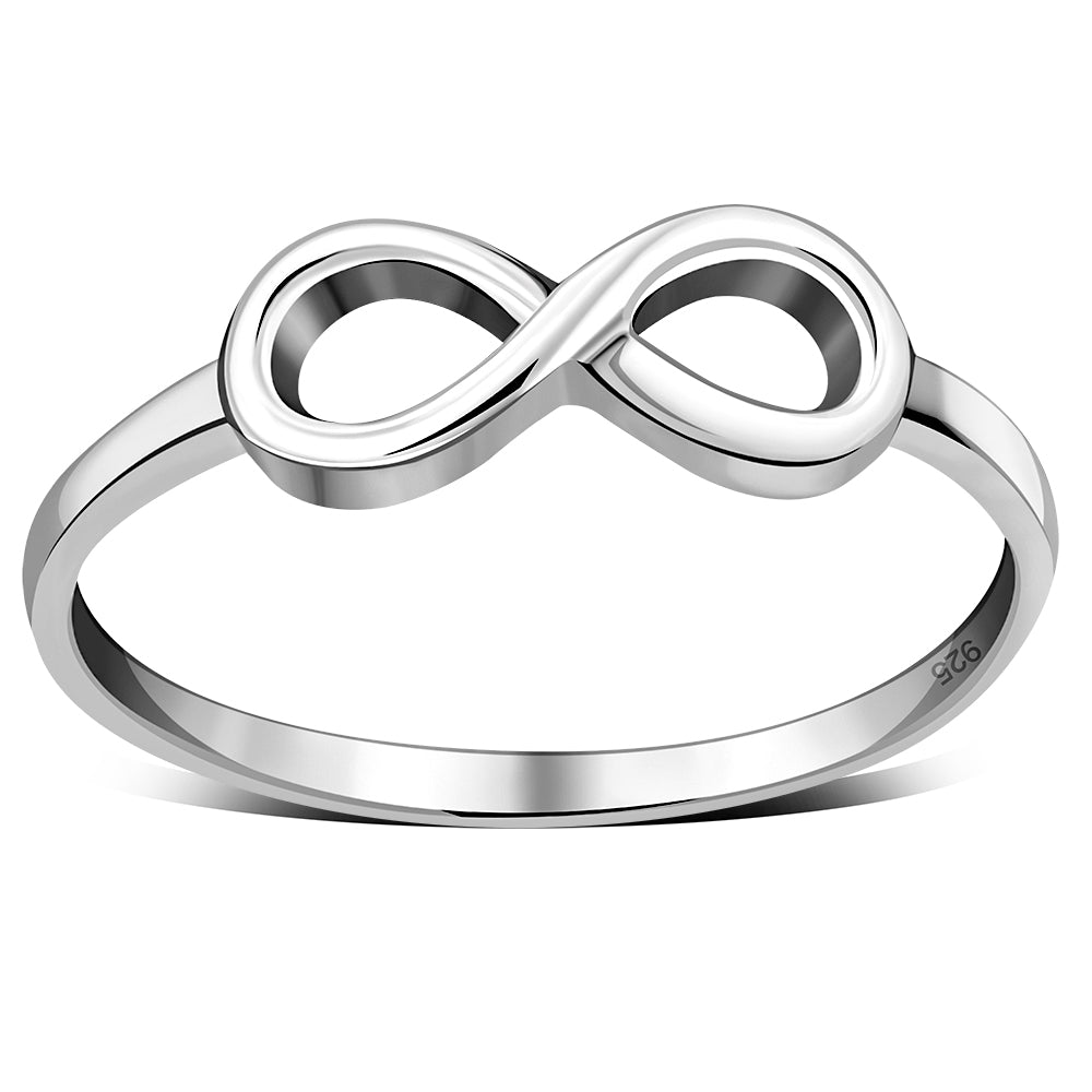 Infinity Knot Sterling Silver Ring