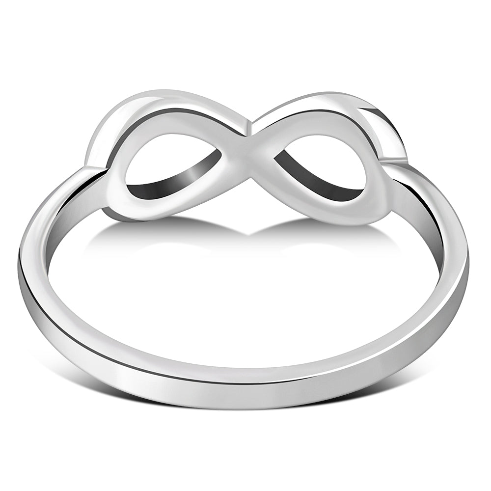 Infinity Knot Sterling Silver Ring