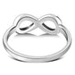 Infinity Knot Sterling Silver Ring