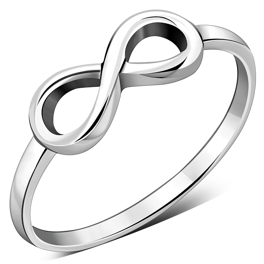 Infinity Knot Sterling Silver Ring