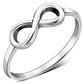 Infinity Knot Sterling Silver Ring