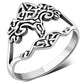 Tree of Life Celtic Knot Plain Silver Ring