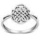 Sterling Silver Plain Celtic Knot Ring